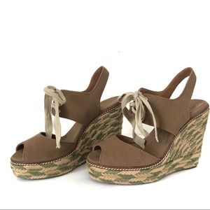 Tory Burch Espadrilles Wedges sandals Sz 9